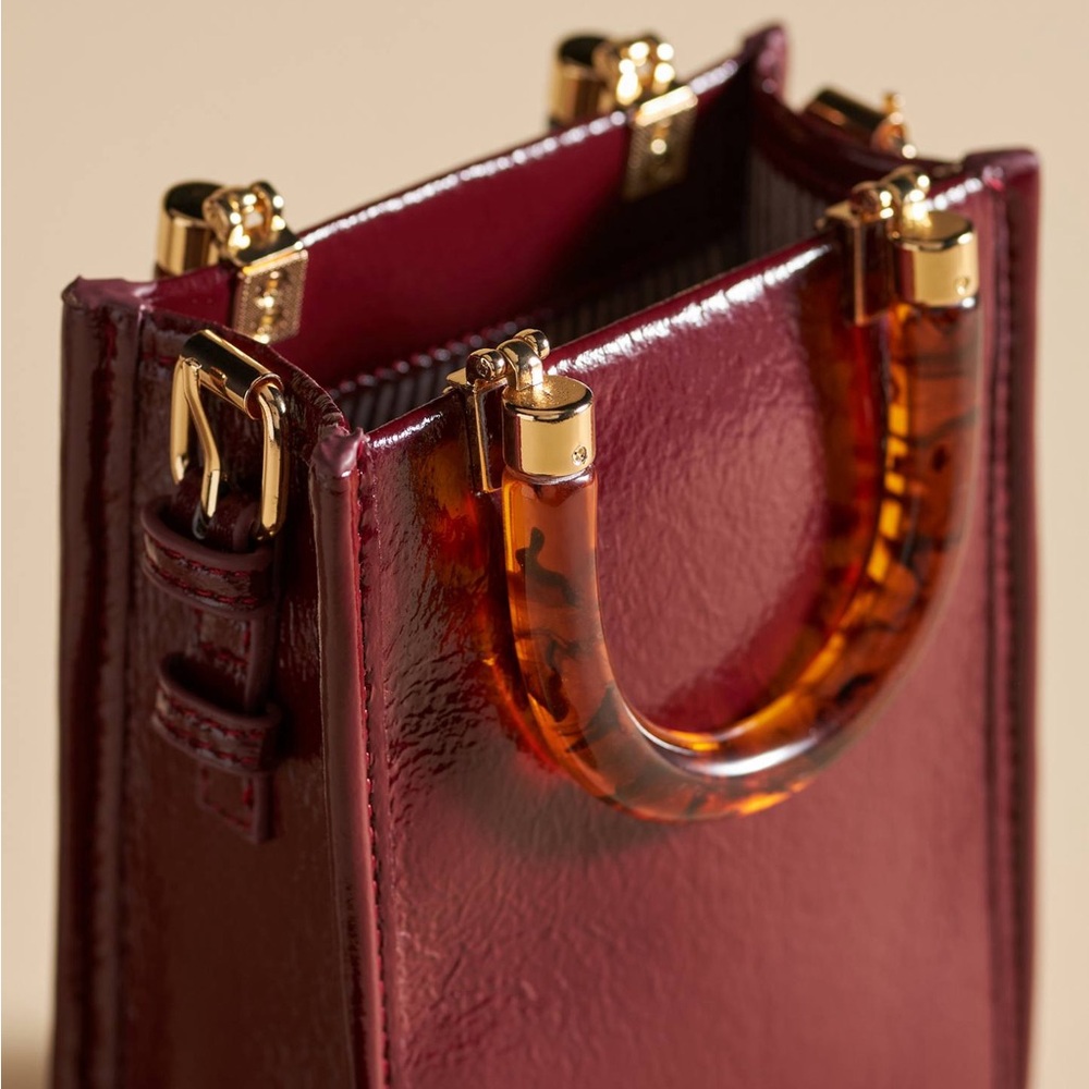 Anthropologie Patent North South Bag